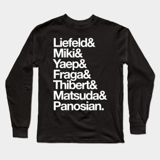 Extreme Line-Up (White Letters) Long Sleeve T-Shirt